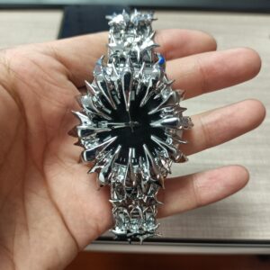 (original same style (logo free version))gothic thorn sculpted quartz watch y2k spiked statement watch, 4 colors
