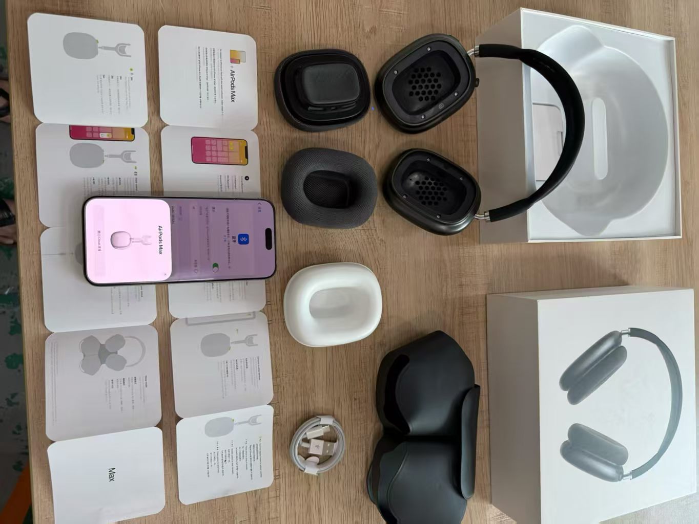wireless over ear bluetooth headphones fully compatible with ios system, premium edition without active noise cancellation. wireless over ear bluetooth headphones fully compatible with ios system, premium edition without active noise cancellation.