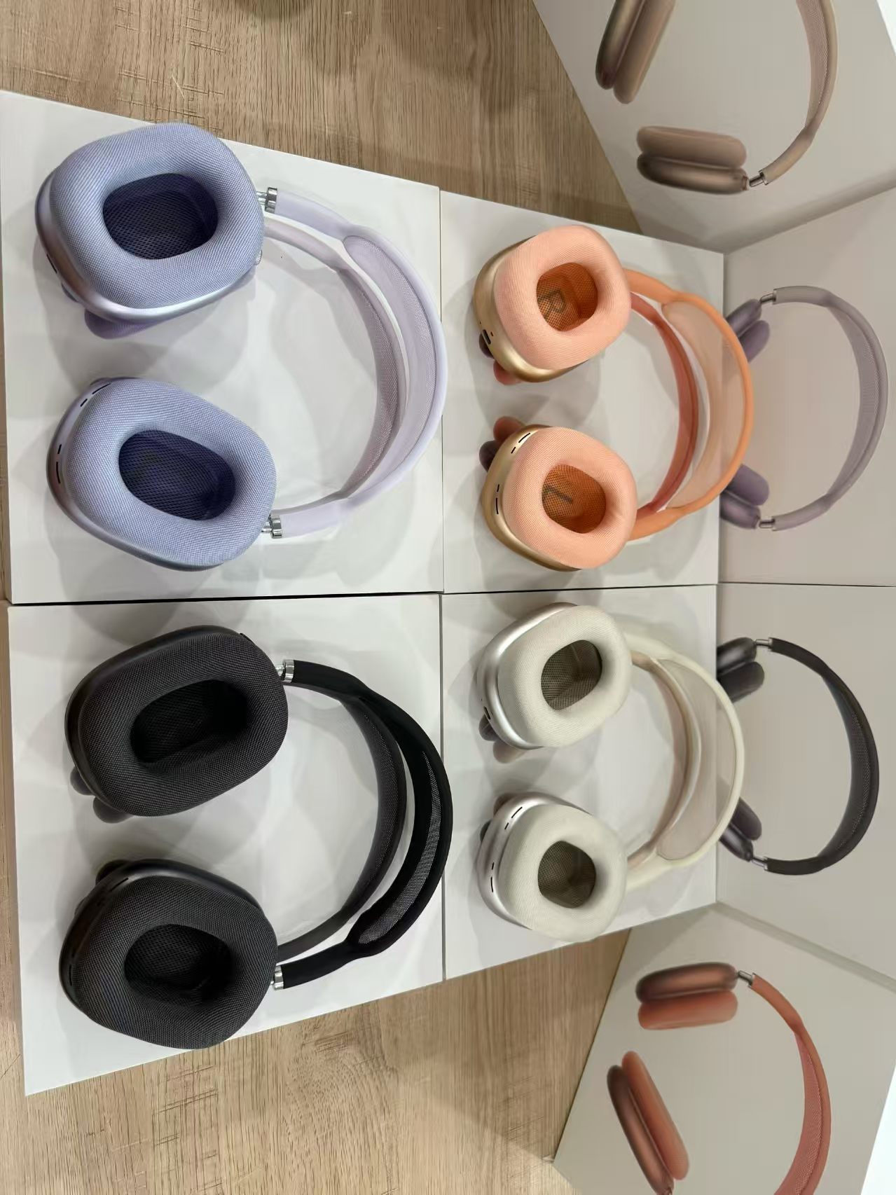 wireless over ear bluetooth headphones fully compatible with ios system, premium edition without active noise cancellation. wireless over ear bluetooth headphones fully compatible with ios system, premium edition without active noise cancellation.