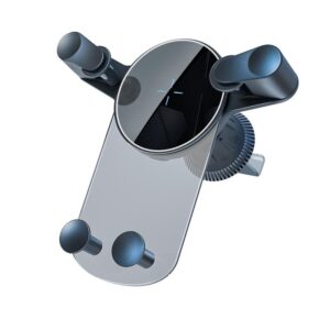 new 15w car phone holder with wireless charging, clip on wireless charger for cars motorcycle accessories
