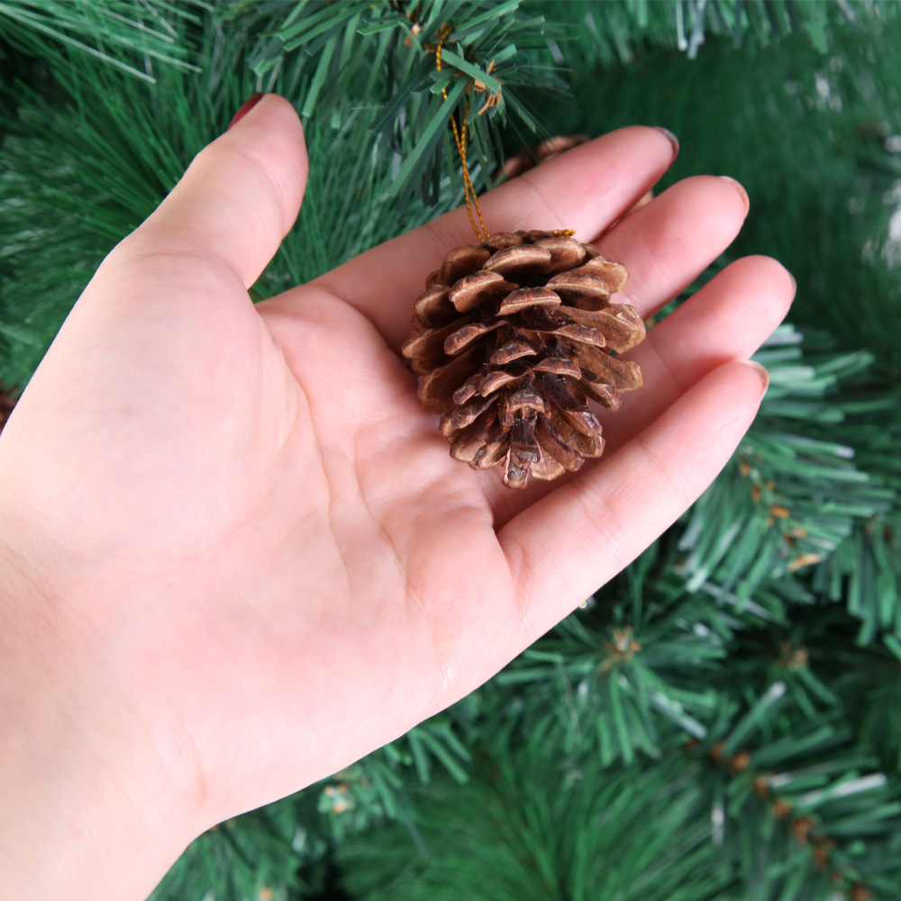 Christmas 4 cm Natural DIY Pine Cone Decoration detail image 8
