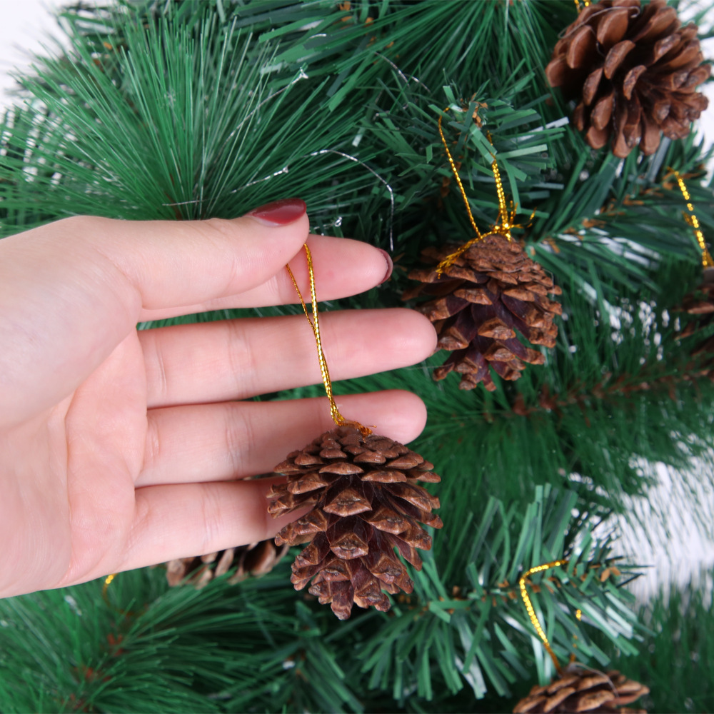 Christmas 4 cm Natural DIY Pine Cone Decoration detail image 9