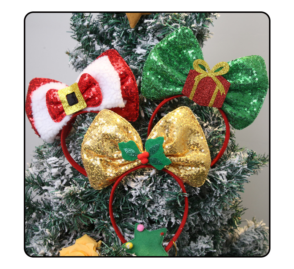 Christmas Glitter Headband detail image 16