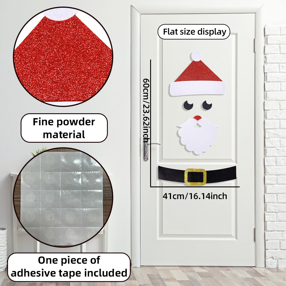 Christmas Felt Reindeer Door Decoration detail image 8