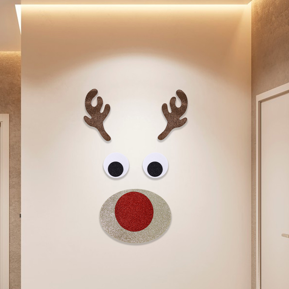 Christmas Felt Reindeer Door Decoration detail image 11