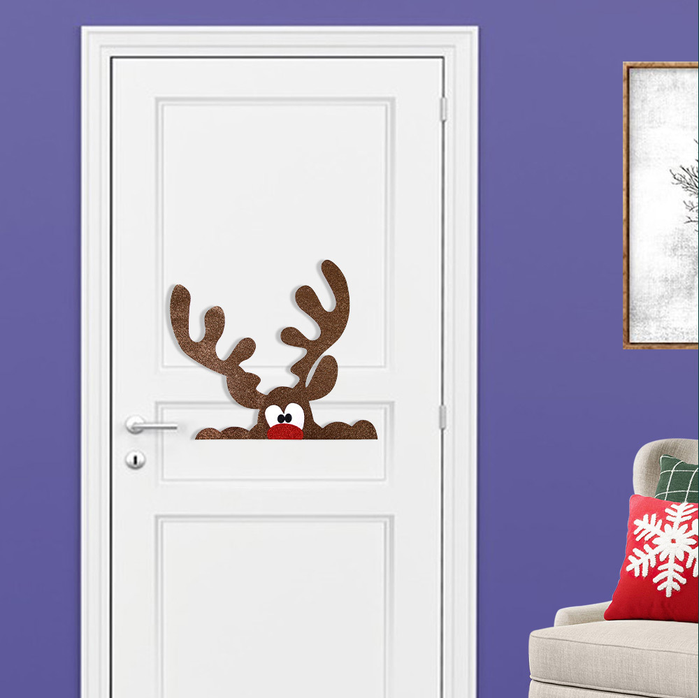 Christmas Felt Reindeer Door Decoration detail image 12