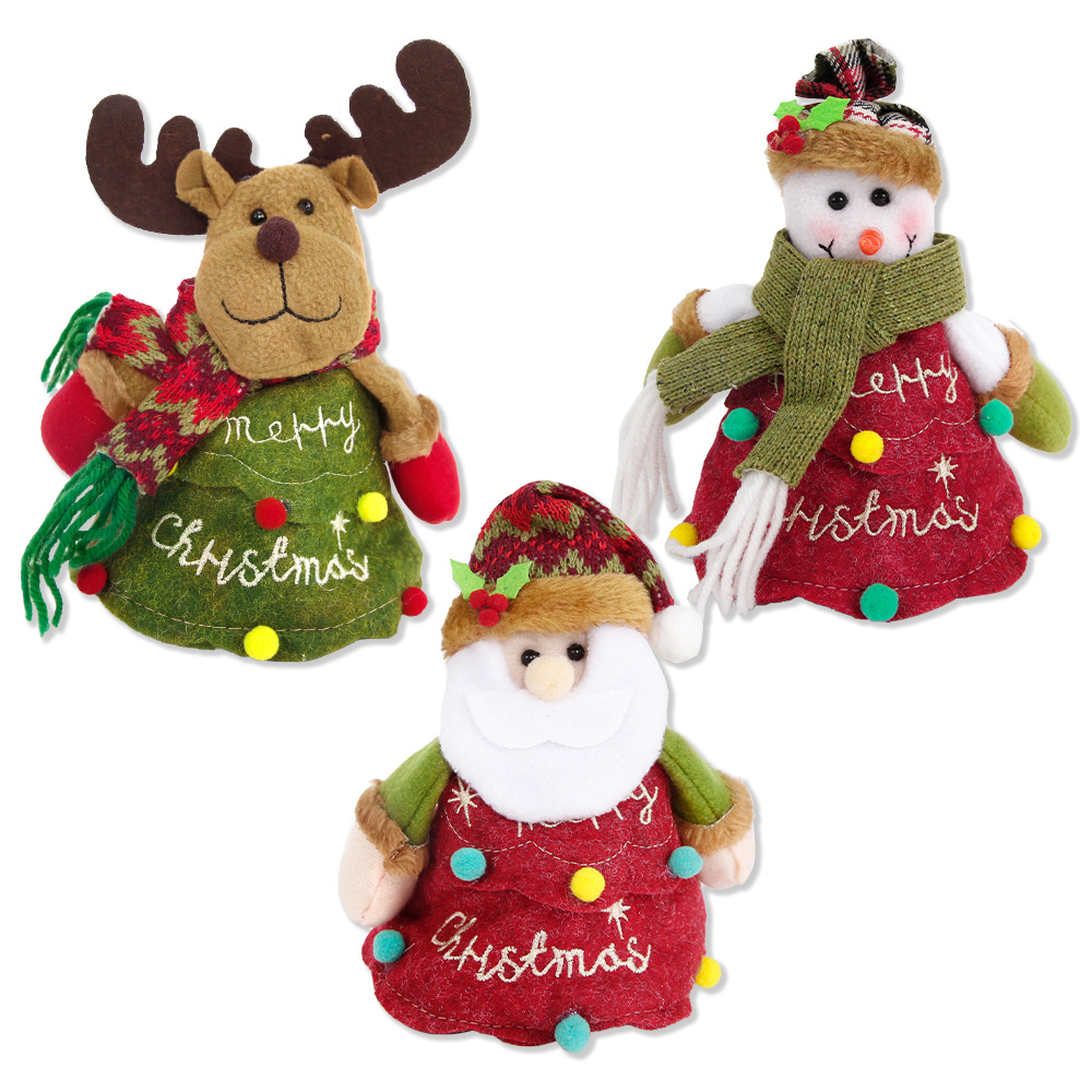 Christmas Felt Santa Reindeer Snowman Treat Bag detail image 6