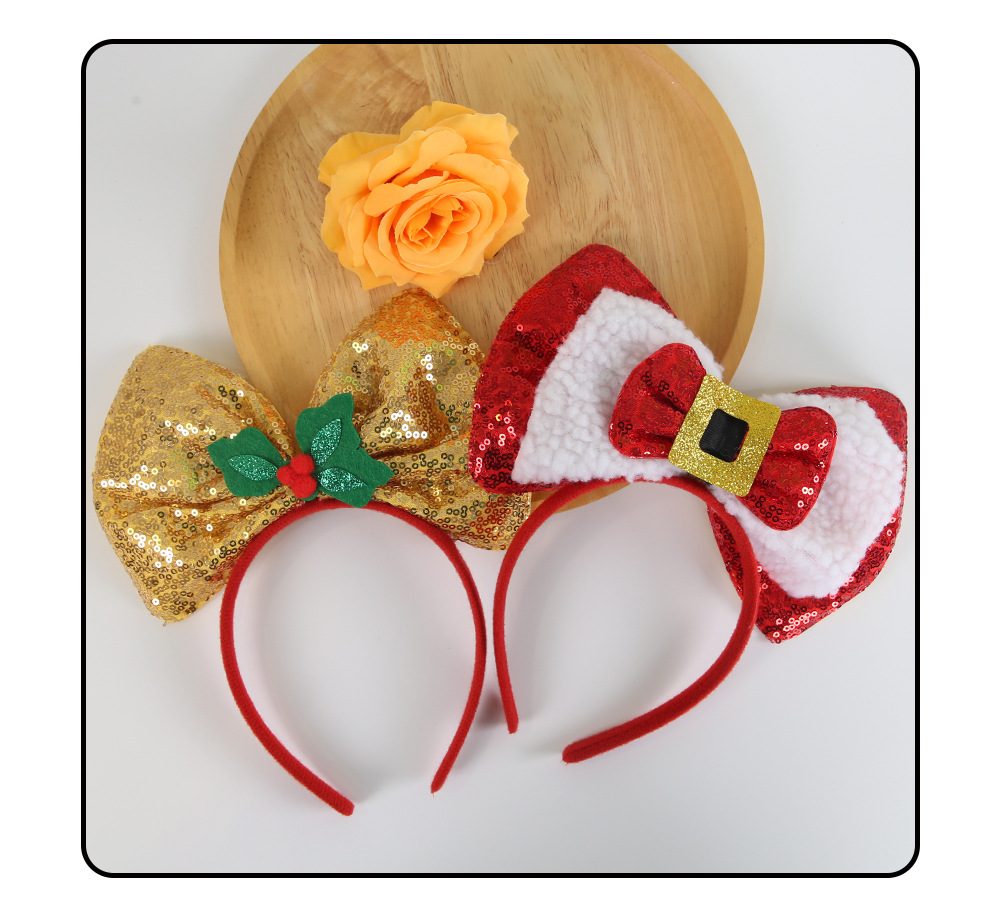 Christmas Glitter Headband detail image 14