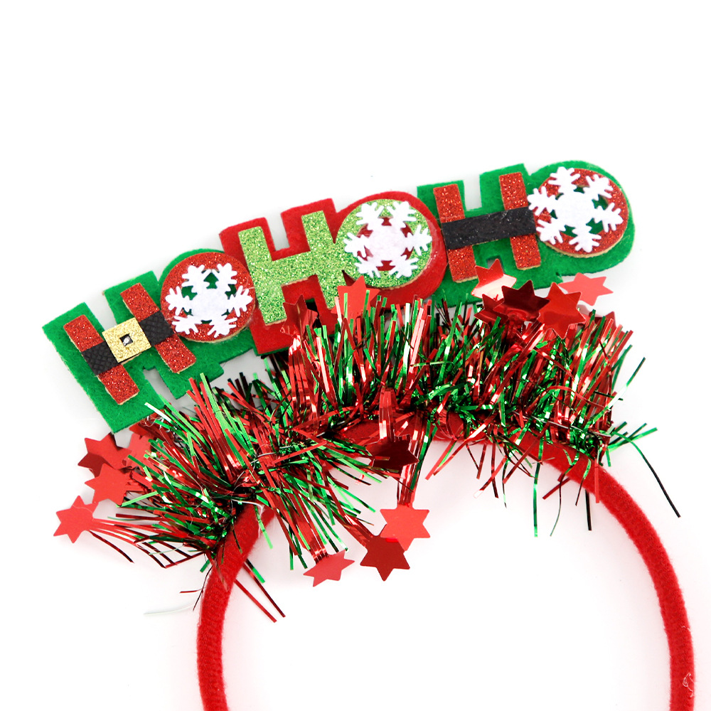 Christmas Glitter Felt Reindeer Hair Clip detail image 14